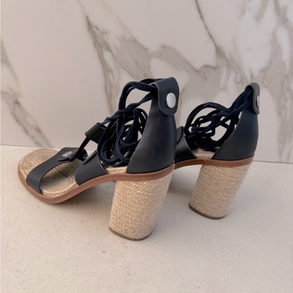 Rag & Bone Eden Navy Heeled Sandal - Picture 7 of 11